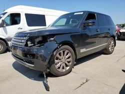 Salvage cars for sale from Copart Grand Prairie, TX: 2015 Land Rover Range Rover HSE