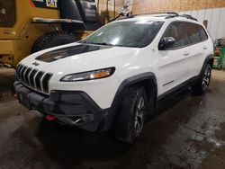 Jeep salvage cars for sale: 2018 Jeep Cherokee Trailhawk