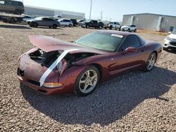 Salvage cars for sale from Copart Phoenix, AZ: 2003 Chevrolet Corvette