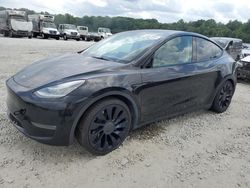 Salvage cars for sale at Ellenwood, GA auction: 2021 Tesla Model Y