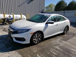 Salvage cars for sale at Mendon, MA auction: 2018 Honda Civic EX