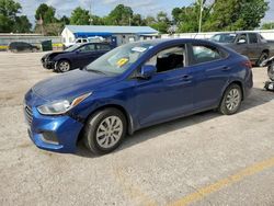 Salvage cars for sale at Wichita, KS auction: 2022 Hyundai Accent SE