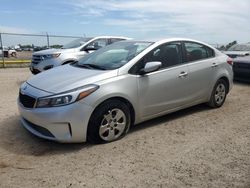 Salvage cars for sale at Houston, TX auction: 2018 KIA Forte LX