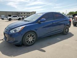 Salvage cars for sale at Wilmer, TX auction: 2017 Hyundai Accent SE