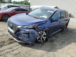 Salvage cars for sale at Spartanburg, SC auction: 2021 Nissan Rogue SV