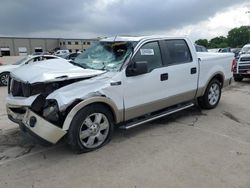 Salvage cars for sale from Copart Wilmer, TX: 2008 Ford F150 Supercrew