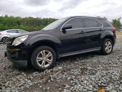 Salvage cars for sale from Copart Waldorf, MD: 2012 Chevrolet Equinox LS