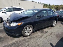 Salvage cars for sale at Exeter, RI auction: 2012 Honda Civic EXL
