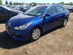 Salvage cars for sale at Elgin, IL auction: 2018 Hyundai Accent SE