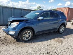 Salvage cars for sale at Hueytown, AL auction: 2017 Chevrolet Equinox LT