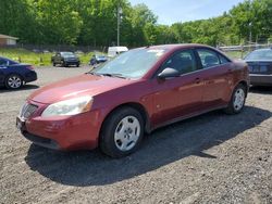 Salvage cars for sale from Copart Finksburg, MD: 2008 Pontiac G6 Value Leader