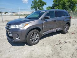 Salvage cars for sale at Savannah, GA auction: 2019 Toyota Highlander SE