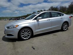 Salvage cars for sale from Copart Brookhaven, NY: 2015 Ford Fusion SE Hybrid