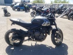 Salvage motorcycles for sale at Anthony, TX auction: 2022 Triumph Trident 660