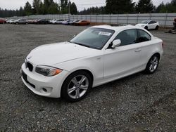 Salvage cars for sale at Graham, WA auction: 2012 BMW 128 I