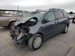 Salvage cars for sale at Grand Prairie, TX auction: 2007 Toyota Sienna CE