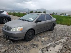 Salvage cars for sale at Magna, UT auction: 2003 Toyota Corolla CE