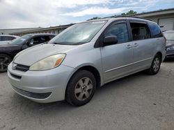 Salvage cars for sale at Louisville, KY auction: 2004 Toyota Sienna CE