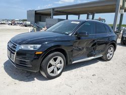 Salvage cars for sale from Copart West Palm Beach, FL: 2018 Audi Q5 Premium