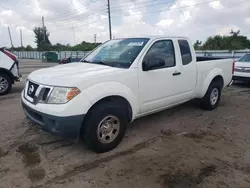 Salvage trucks for sale at Miami, FL auction: 2015 Nissan Frontier S