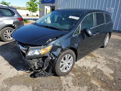 Salvage cars for sale from Copart Mcfarland, WI: 2016 Honda Odyssey EXL