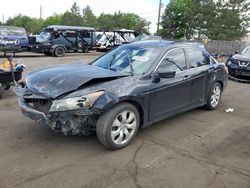 Salvage cars for sale from Copart Denver, CO: 2008 Honda Accord EXL