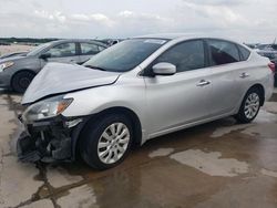 Salvage cars for sale from Copart Grand Prairie, TX: 2017 Nissan Sentra S
