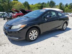 Salvage cars for sale at Mendon, MA auction: 2012 Honda Civic LX