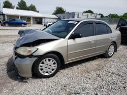 Honda salvage cars for sale: 2005 Honda Civic LX