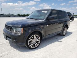 Salvage cars for sale at Arcadia, FL auction: 2010 Land Rover Range Rover Sport LUX
