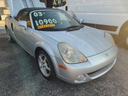 Salvage cars for sale at Riverview, FL auction: 2003 Toyota MR2 Spyder