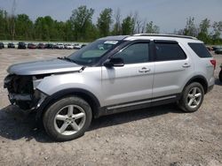 Salvage cars for sale at Leroy, NY auction: 2016 Ford Explorer XLT