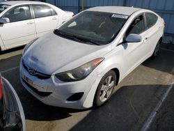 Salvage cars for sale at Vallejo, CA auction: 2013 Hyundai Elantra GLS