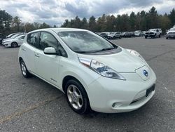 Salvage cars for sale at North Billerica, MA auction: 2012 Nissan Leaf SV