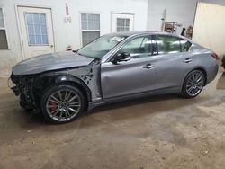 Salvage cars for sale at Davison, MI auction: 2019 Infiniti Q50 RED Sport 400