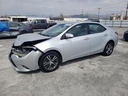 Salvage cars for sale from Copart Sun Valley, CA: 2016 Toyota Corolla L