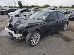 Salvage cars for sale at Miami, FL auction: 2018 BMW 320 I