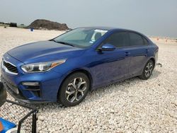 Salvage cars for sale at Temple, TX auction: 2021 KIA Forte FE