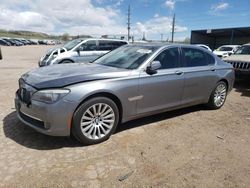 Salvage cars for sale at Colorado Springs, CO auction: 2011 BMW 750 LXI