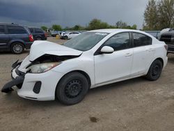 Salvage cars for sale from Copart Ontario Auction, ON: 2013 Mazda 3 I