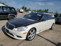 Salvage cars for sale at Pekin, IL auction: 2009 Mercedes-Benz S 550