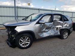 Salvage cars for sale at Dyer, IN auction: 2015 KIA Sorento LX