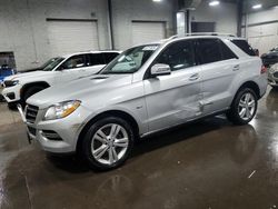 Salvage cars for sale at Ham Lake, MN auction: 2012 Mercedes-Benz ML 350 4matic