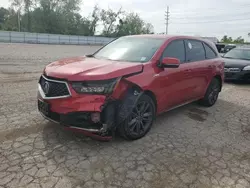 Salvage cars for sale at Bridgeton, MO auction: 2019 Acura MDX A-Spec