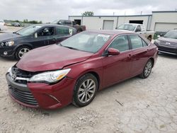 Salvage cars for sale at Kansas City, KS auction: 2015 Toyota Camry LE