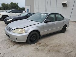 Salvage cars for sale at Apopka, FL auction: 2000 Honda Civic Base
