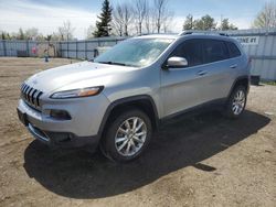 Jeep salvage cars for sale: 2015 Jeep Cherokee Limited