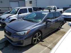 Salvage cars for sale at Vallejo, CA auction: 2017 Subaru Impreza Sport