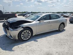 Salvage cars for sale from Copart Arcadia, FL: 2018 Lexus LS 500 Base