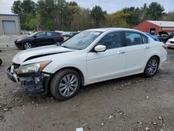 Salvage cars for sale from Copart Mendon, MA: 2012 Honda Accord EXL